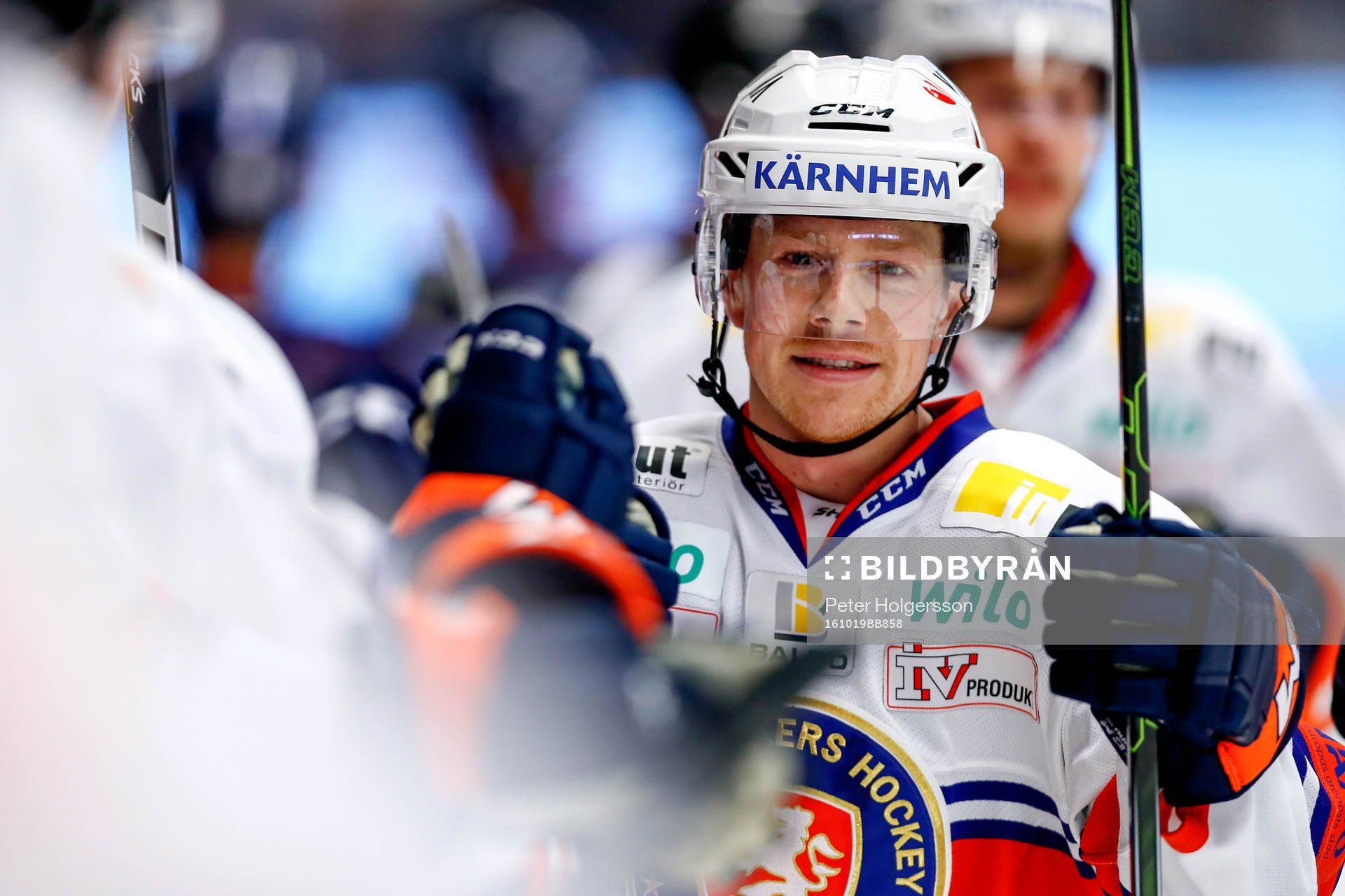 Växjös Joakim Hillding jublar