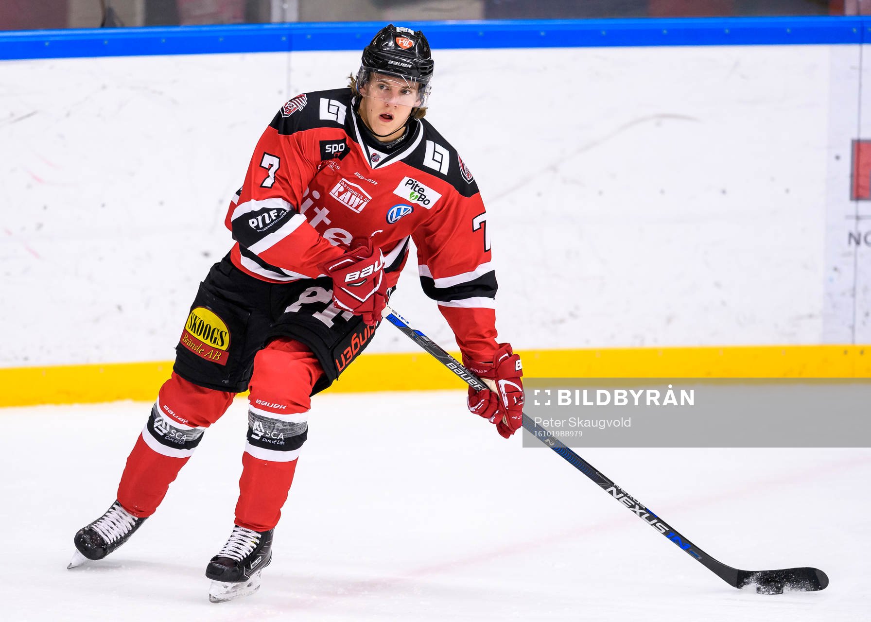 Piteås Marcus Hardegård med pucken