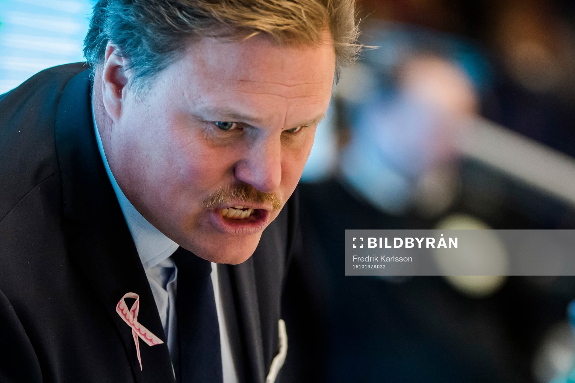 Färjestads tränare Leif Carlsson