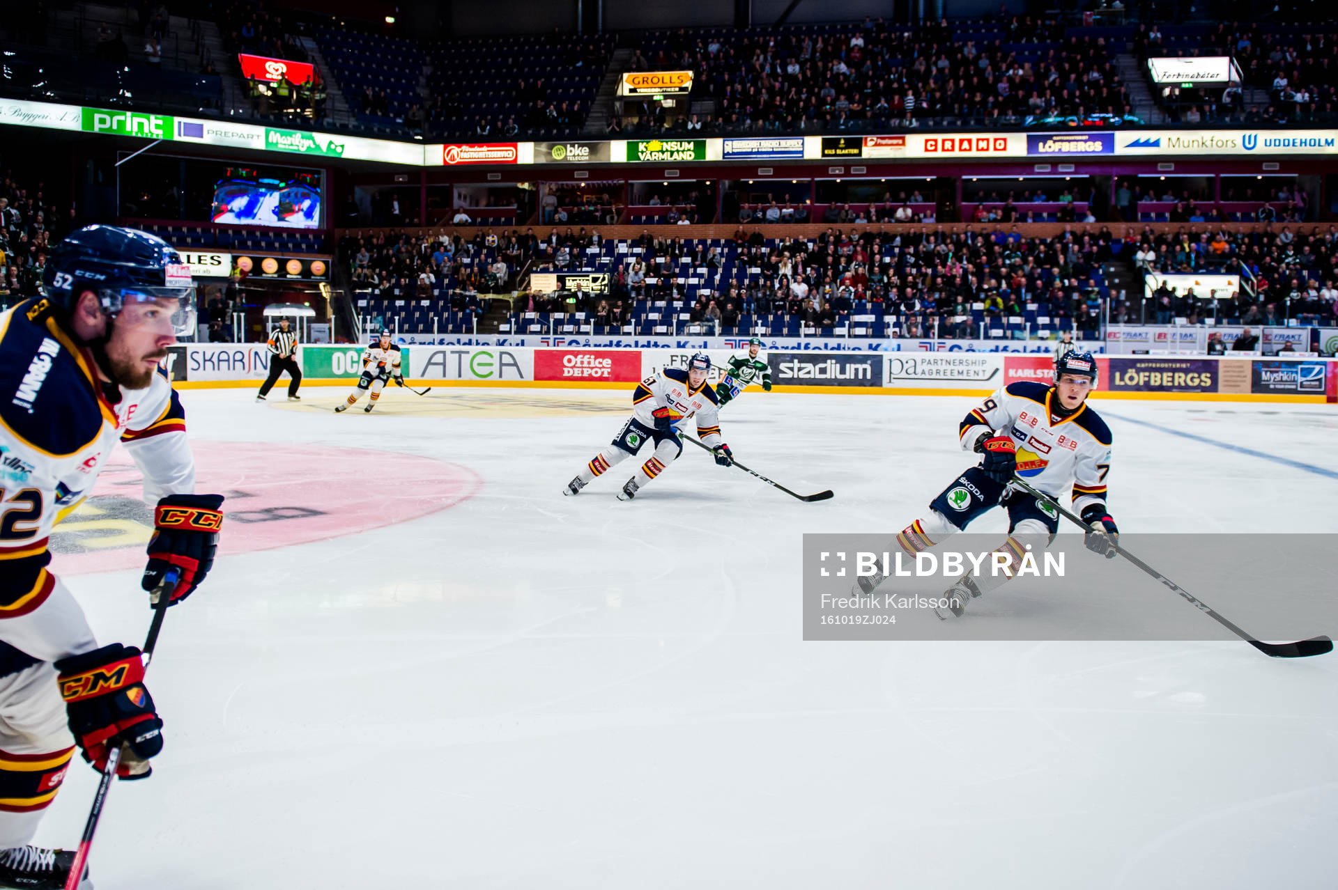 Djurgårdens Mikael Ahlén, Markus Ljungh och Patrik Lundh