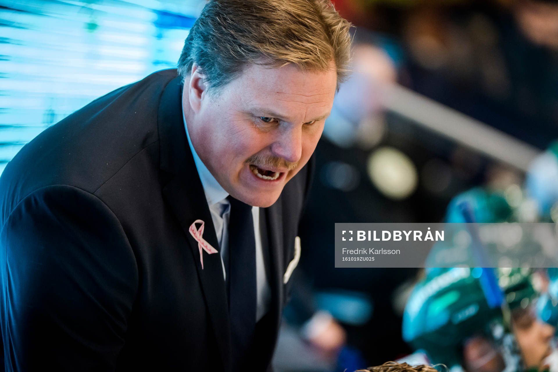 Färjestads tränare Leif Carlsson