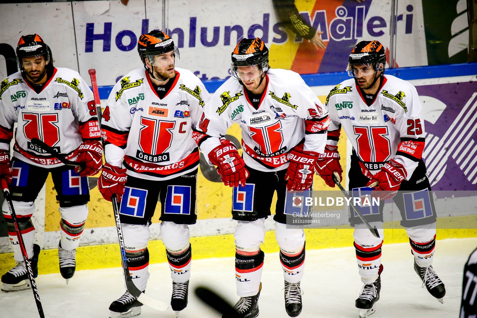 Örebros Tom Wandell , Peter Andersson  och Martin Johansson