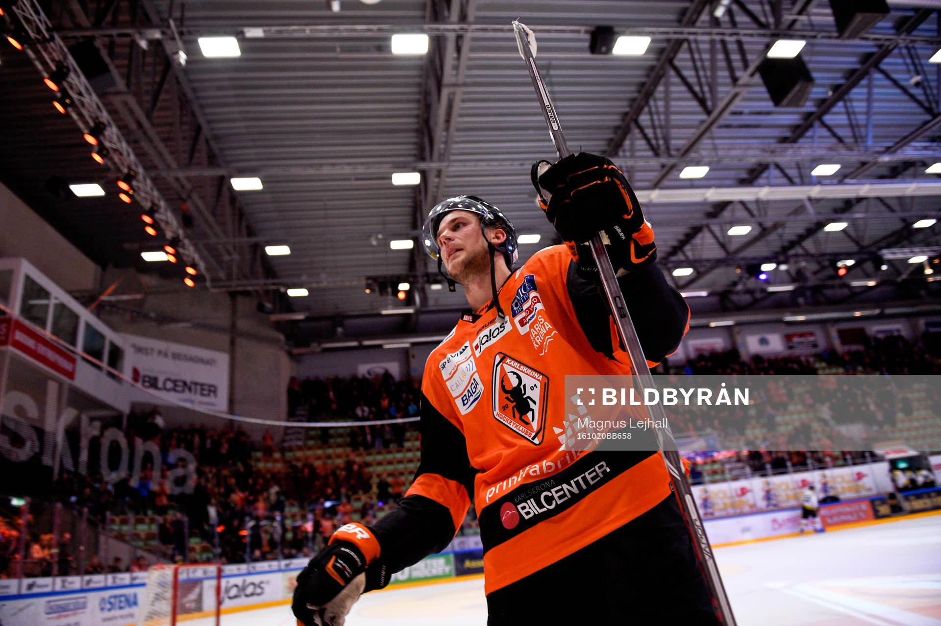 Karlskronas Daniel Gunnarsson jublar