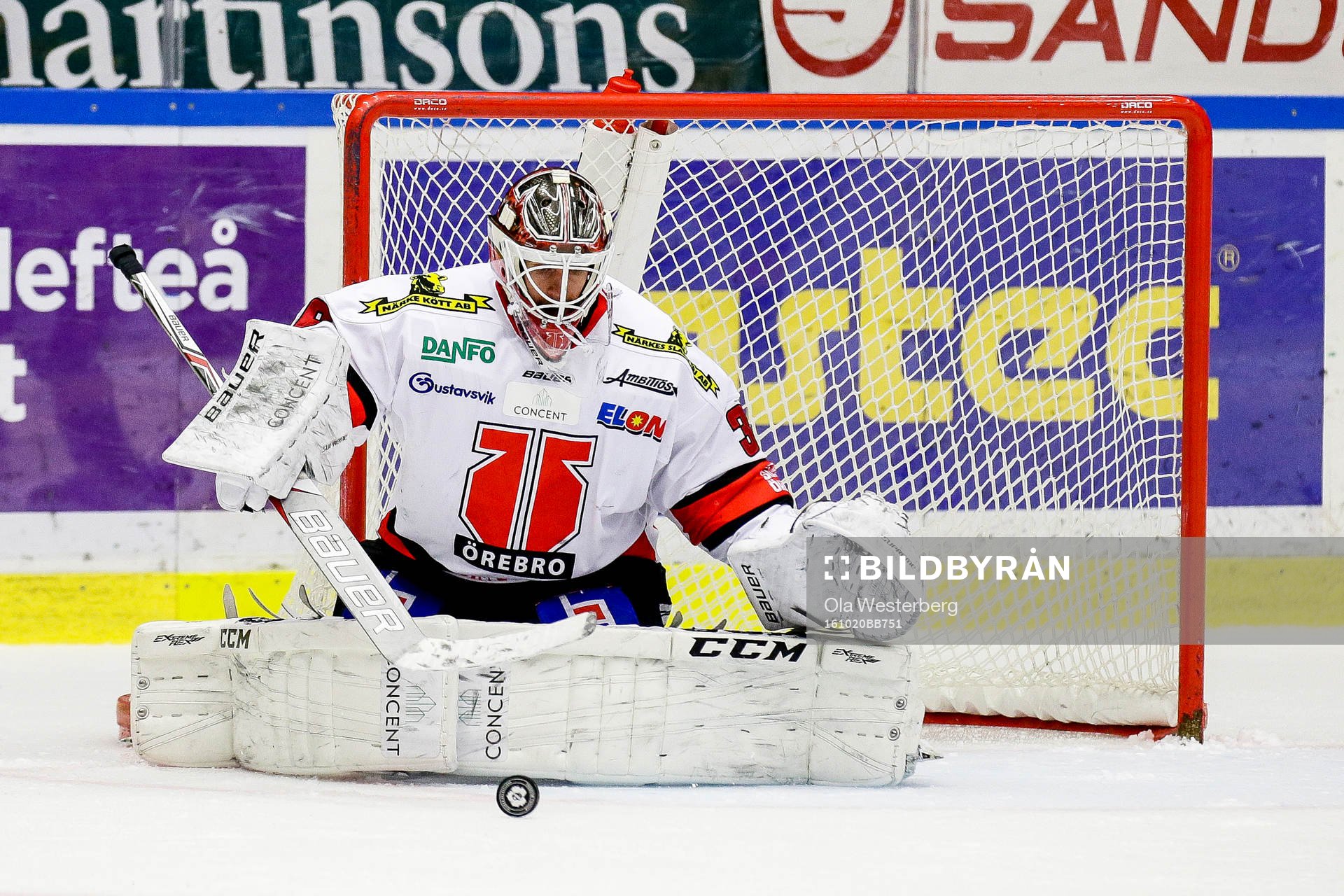 Örebros målvakt Axel Brage