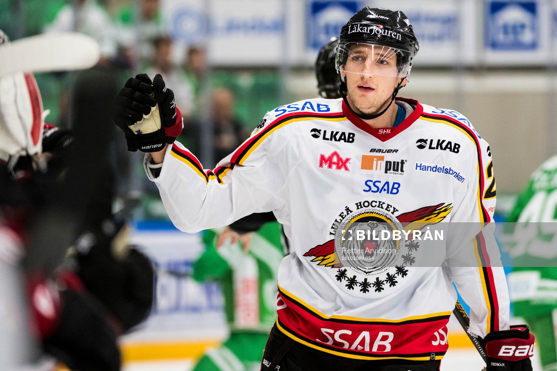 Luleås Anton Hedman jublar