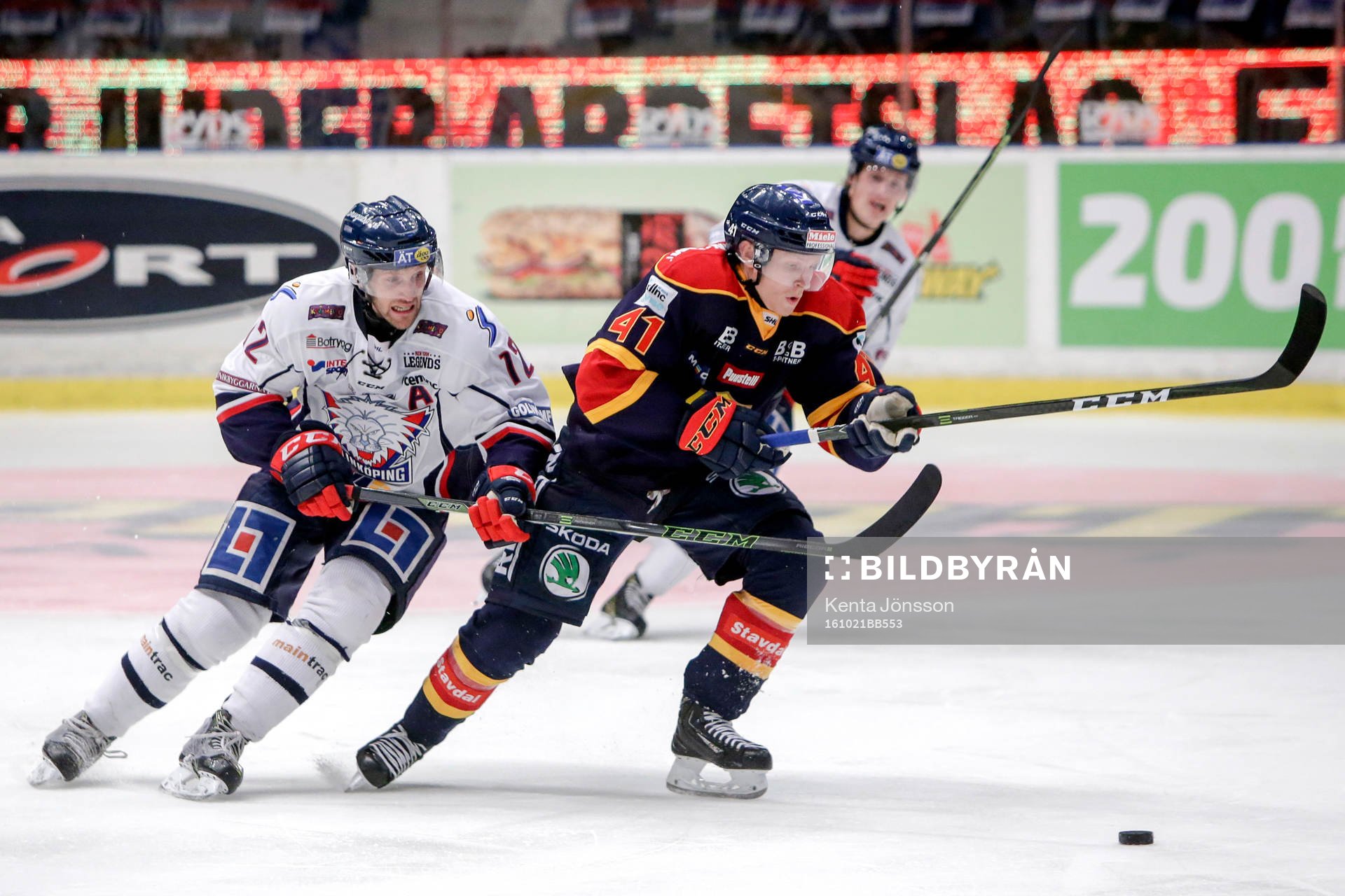 Djurgårdens Alexander Falk och Linköpings Sebastian