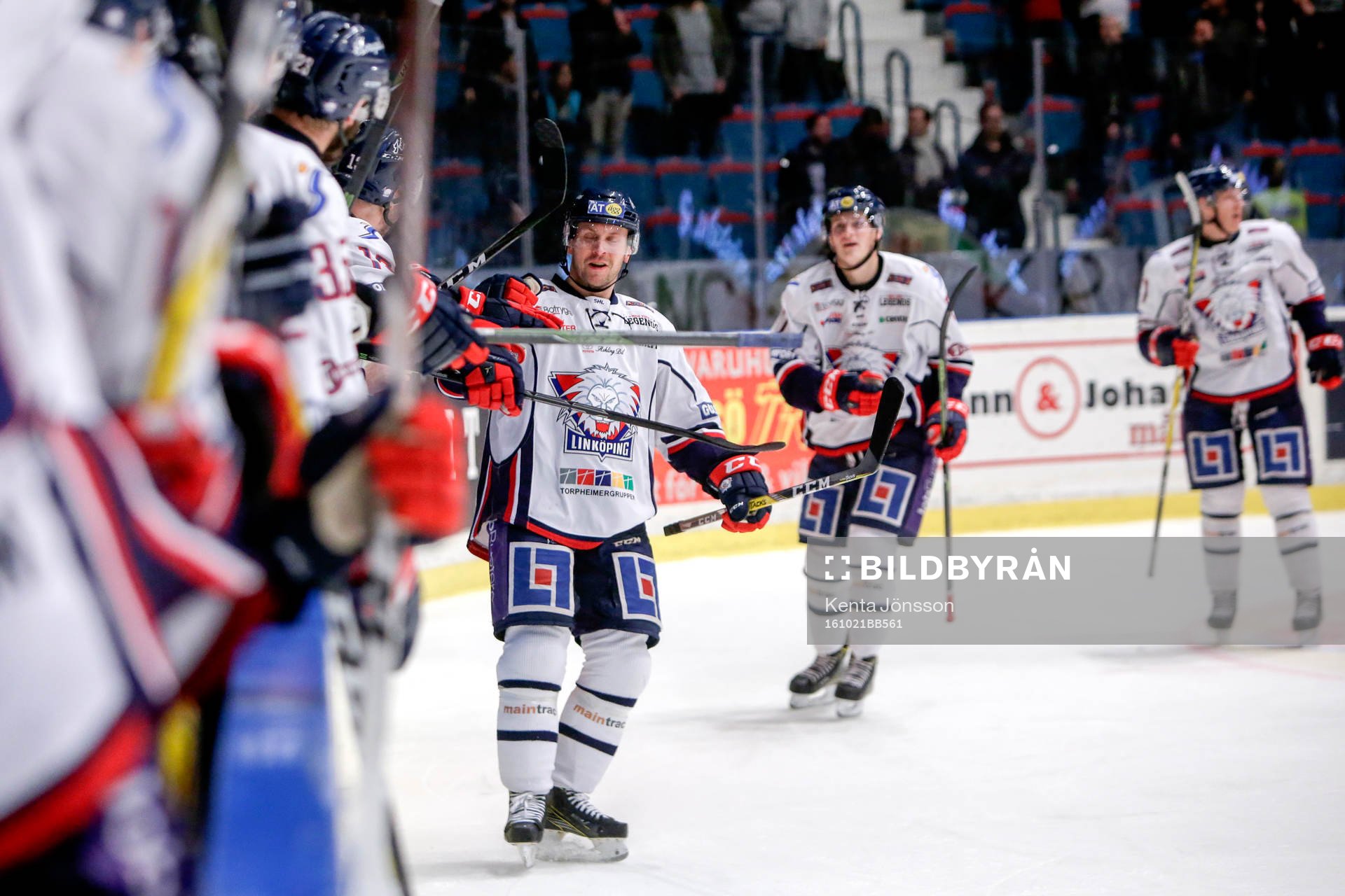 Linköpings Niclas Bergfors jublar