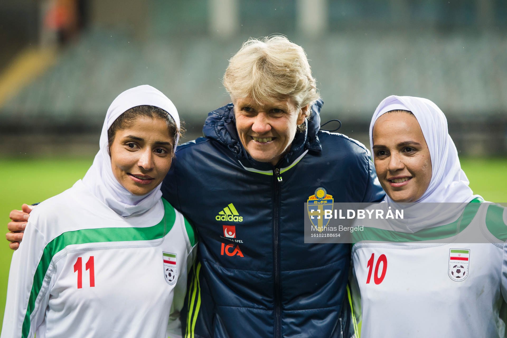 Irans Atafeh Ramezanizadeh och Tahereh Salimpoor