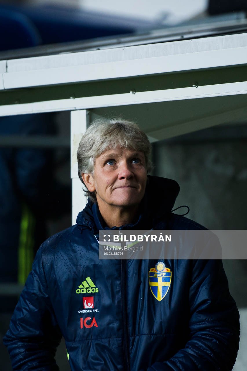 Sveriges förbundskapten Pia Sundhage