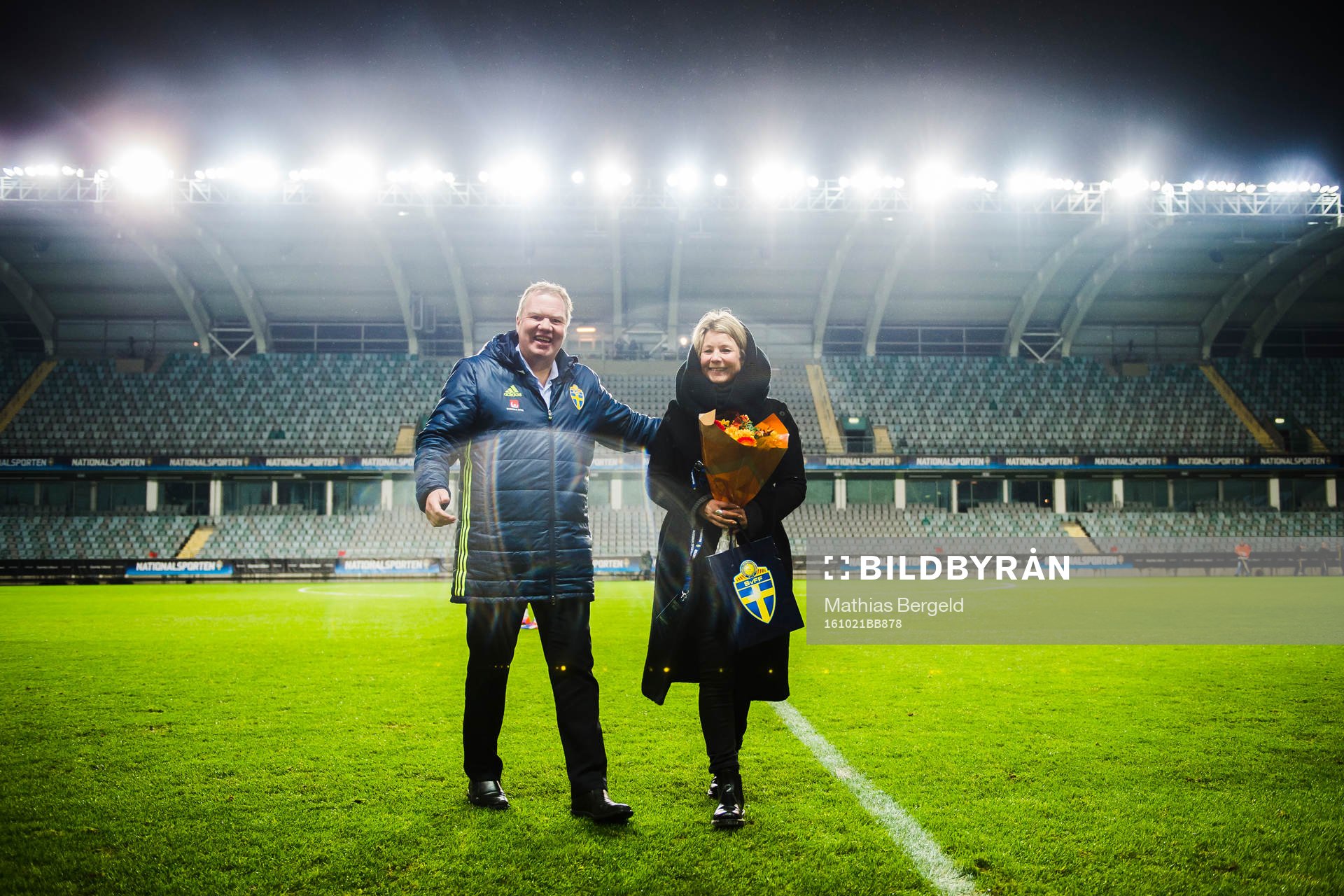 Svenska fotbollsförbundets ordförande Karl-Erik Nilsson
