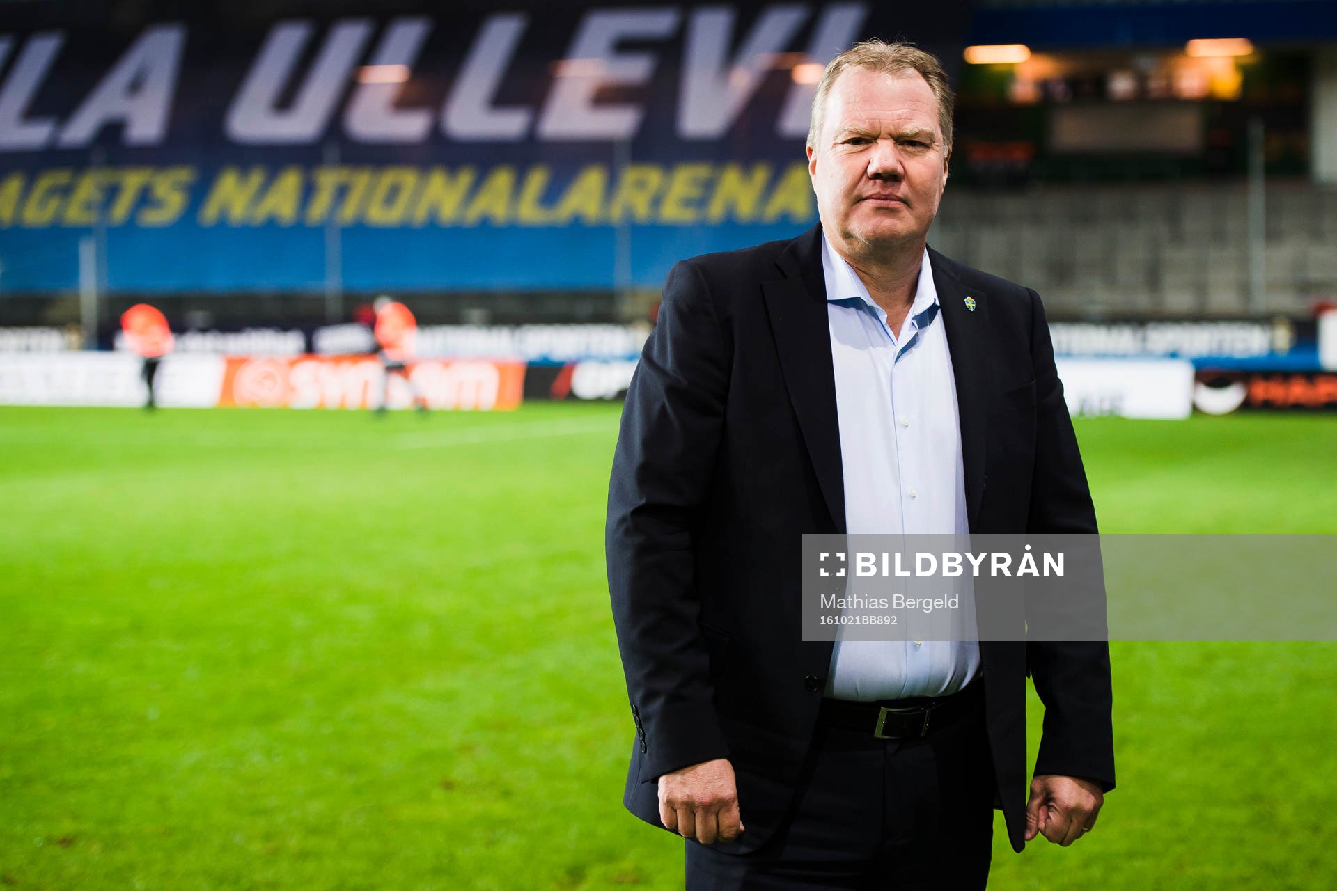 Svenska Fotbollsförbundets ordförande Karl-Erik Nilsson