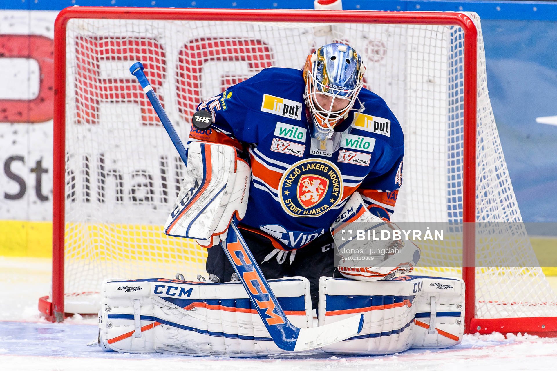 Växjös målvakt Viktor Andrén