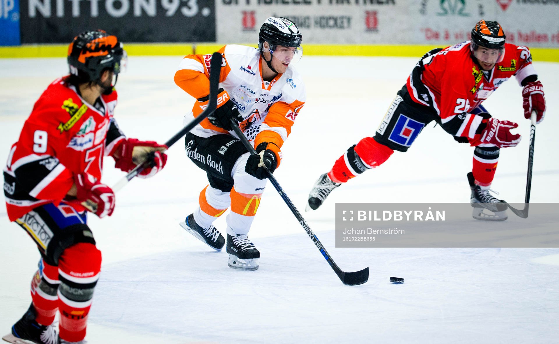 Karlskronas Joel Kellman och Örebros Dominique Heinrich