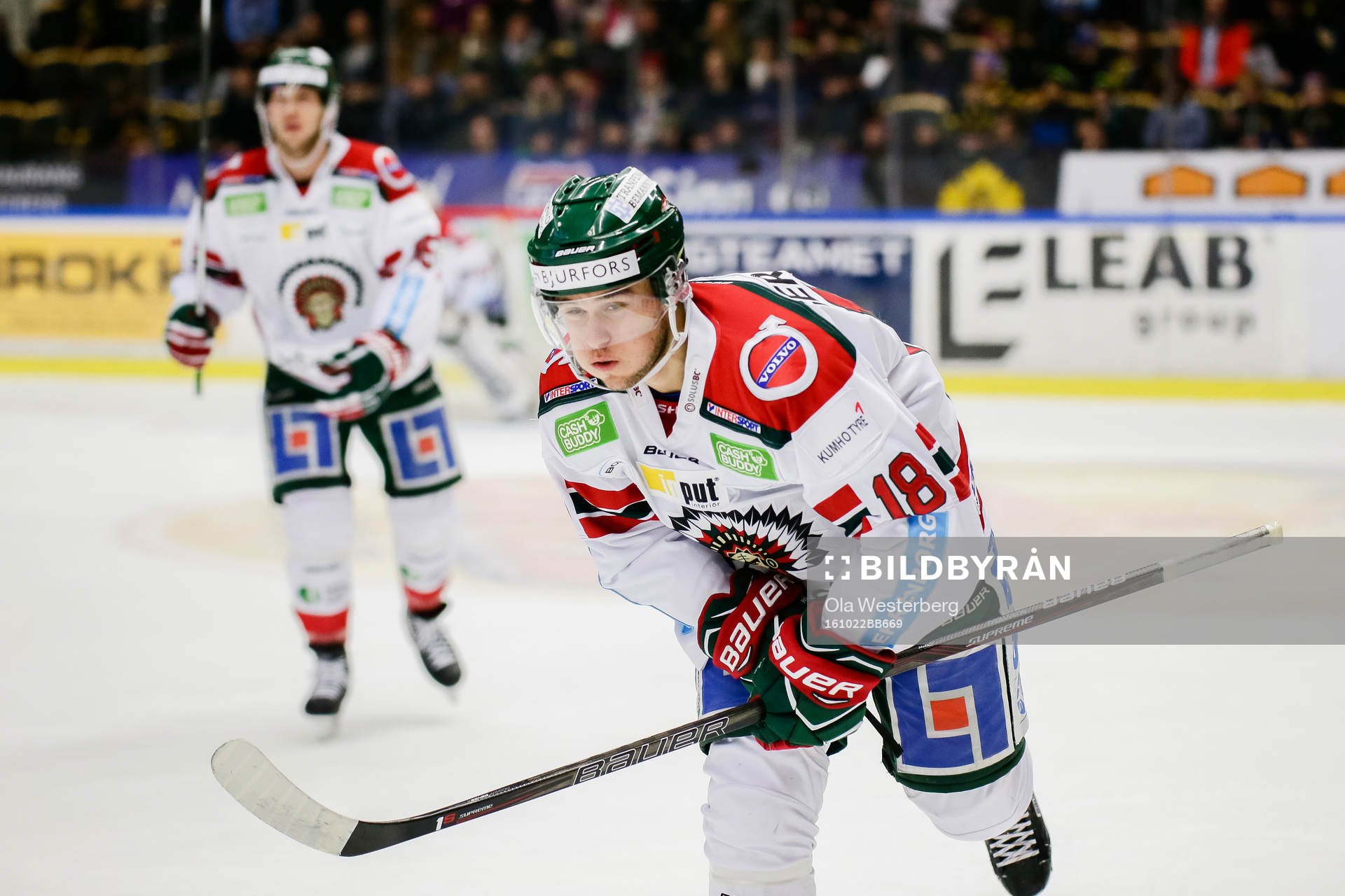 Frölundas Mattias Nörstebö har ont