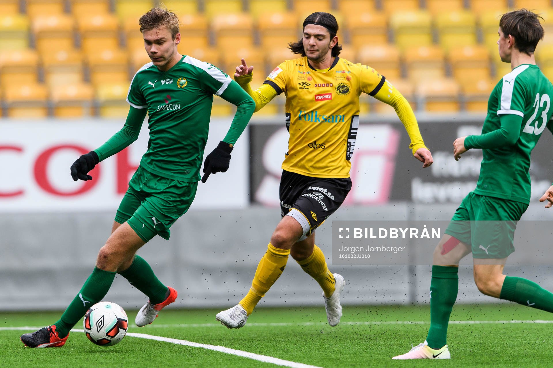 Hammarbys Marcus Degerlund och Elfsborgs Mergim Shala