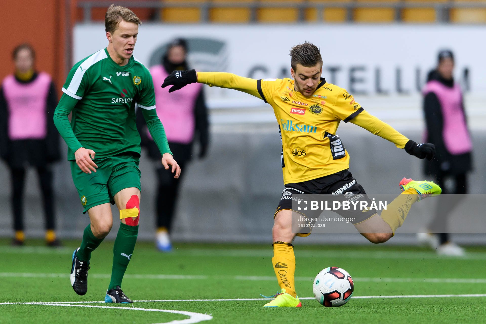 Elfsborgs Oscar Iglicar Berntsson och Hammarbys David Alm