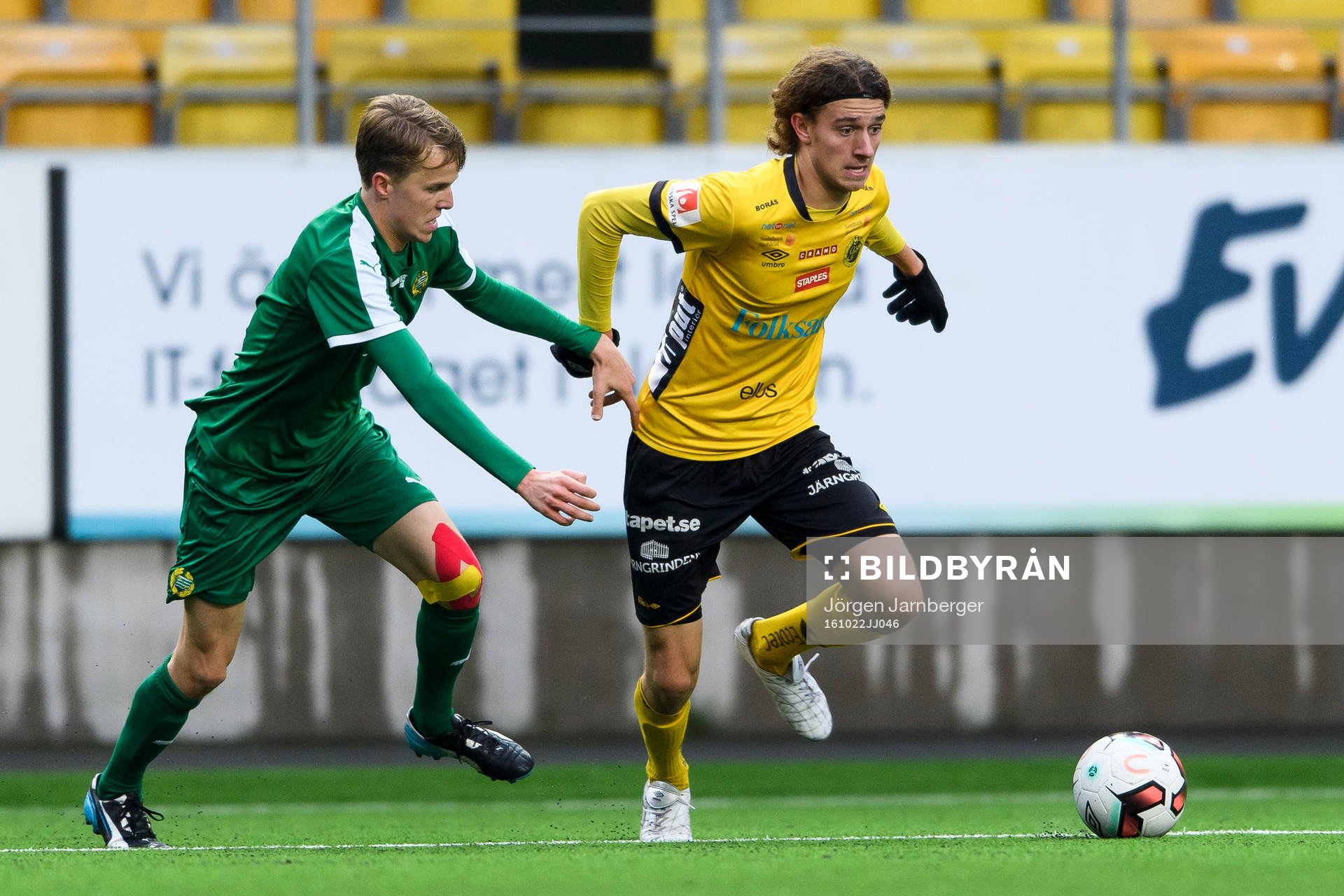 Elfsborgs Christopher Mc Vey och Hammarbys David Alm