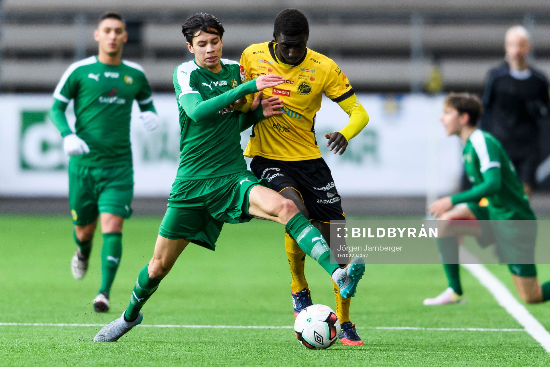 Hammarbys William Vera Garcia och Elfsborgs Marokhy Ndione