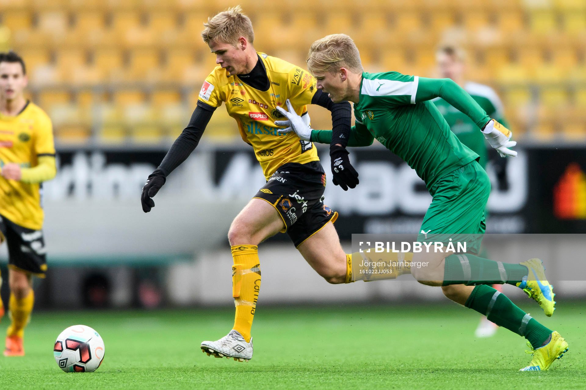 Elfsborgs Anton Thorsson och Hammarbys Sebastian Ögren