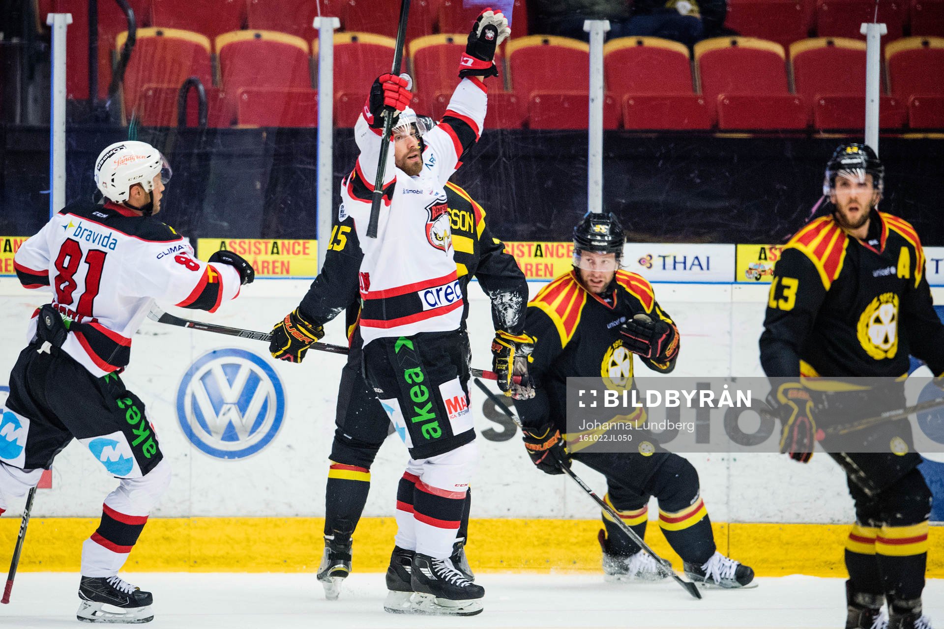 Malmö Redhawks Andreas Thuresson jublar