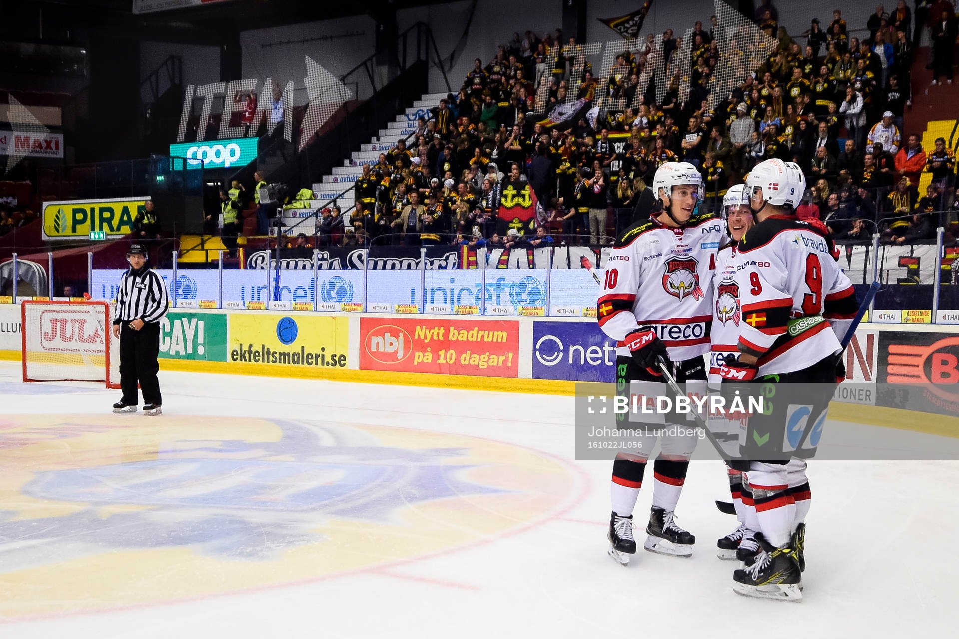 Malmö Redhawks Erik Forssell jublar