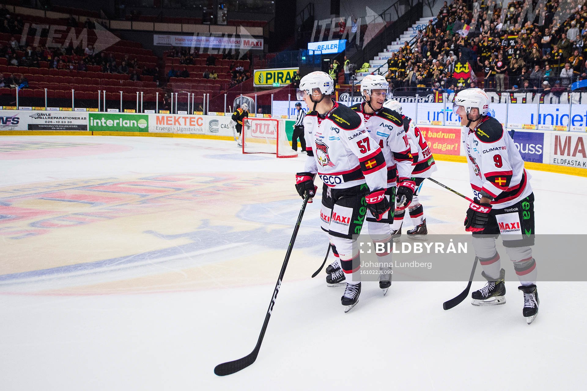 Malmö Redhawks Robin Alvarez, Erik Forssell, Frederik