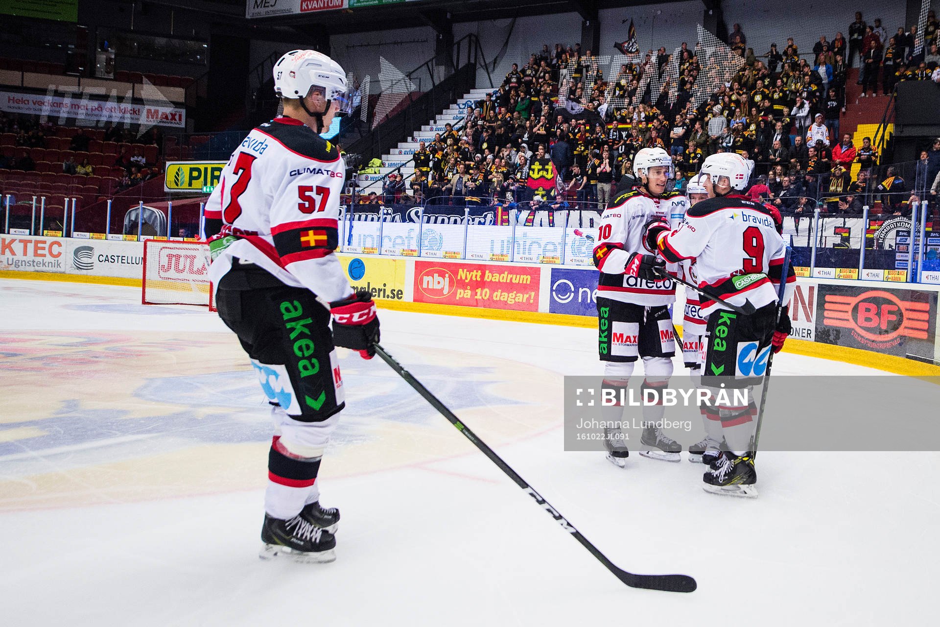 Malmö Redhawks Robin Alvarez, Erik Forssell, Frederik