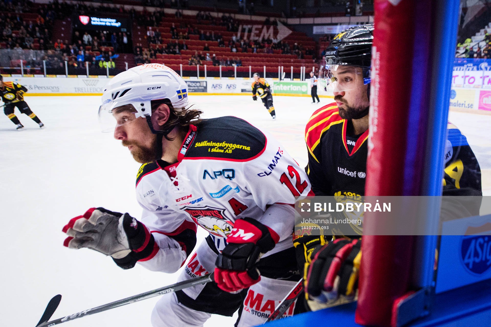 Malmö Redhawks Andreas Thuresson och Brynäs Johan Alcén