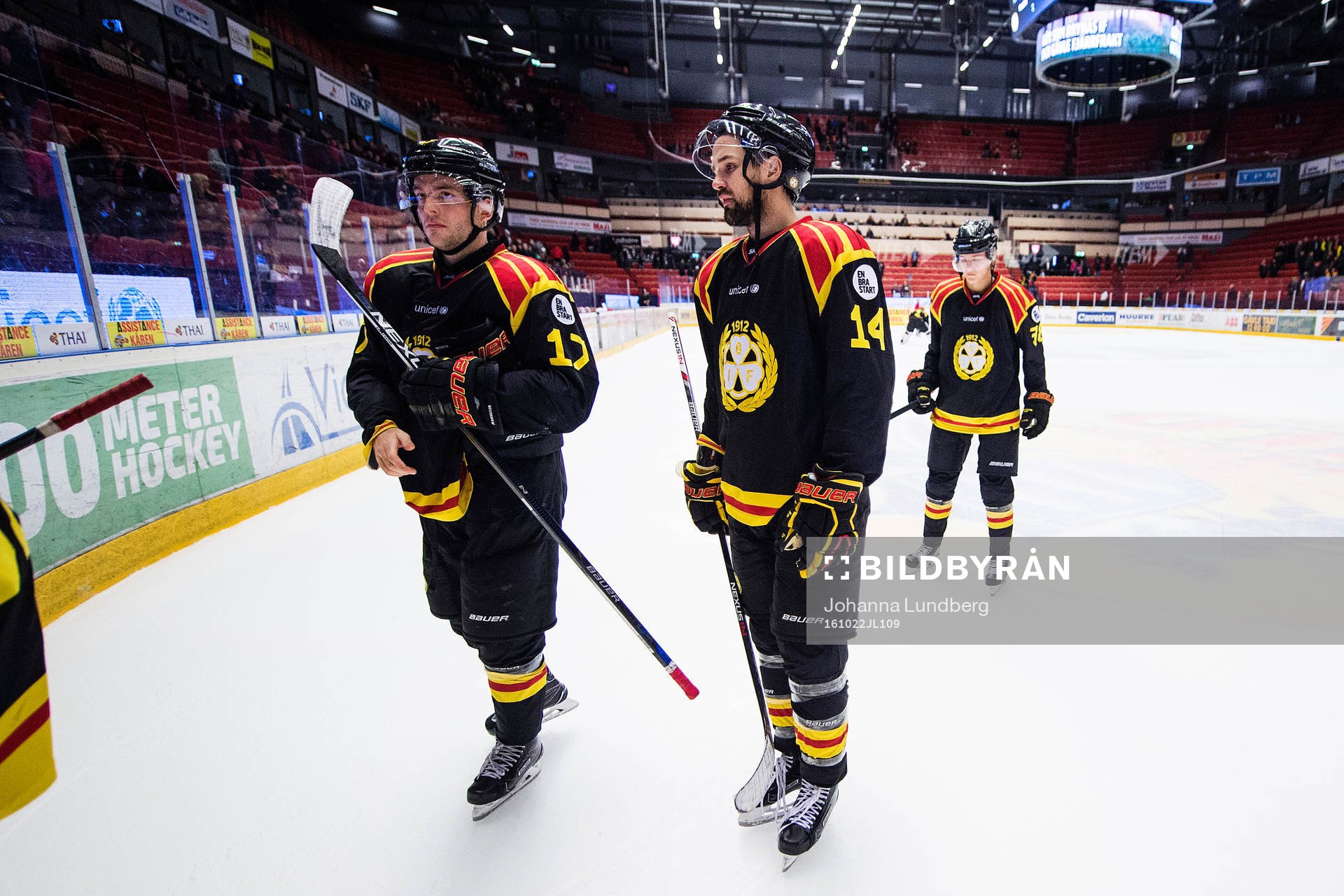 Brynäs Pathrik Westerholm och Johan Alcén deppar