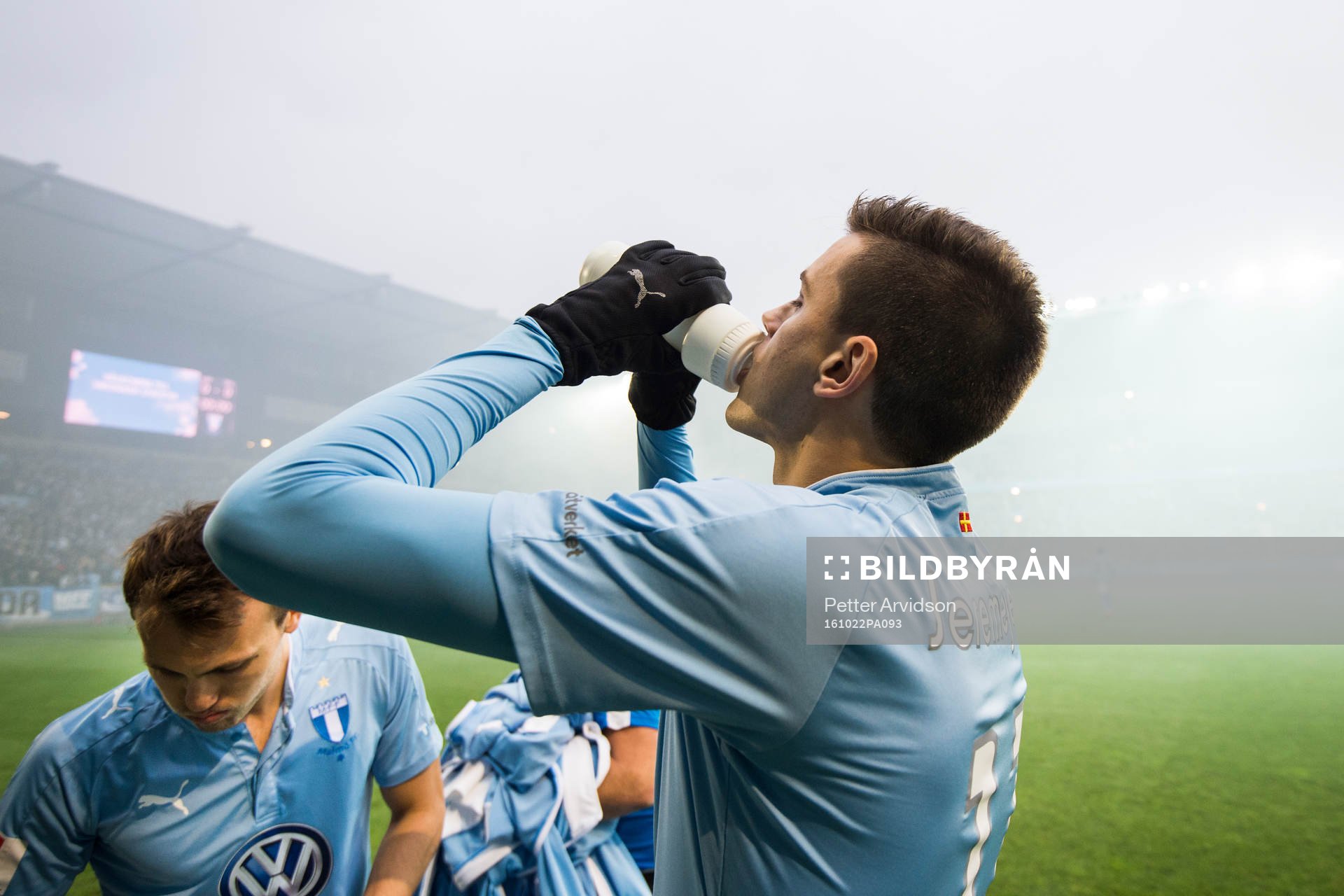 Malmö FFs Magnus Wolff Eikrem och Alexander Jeremejeff