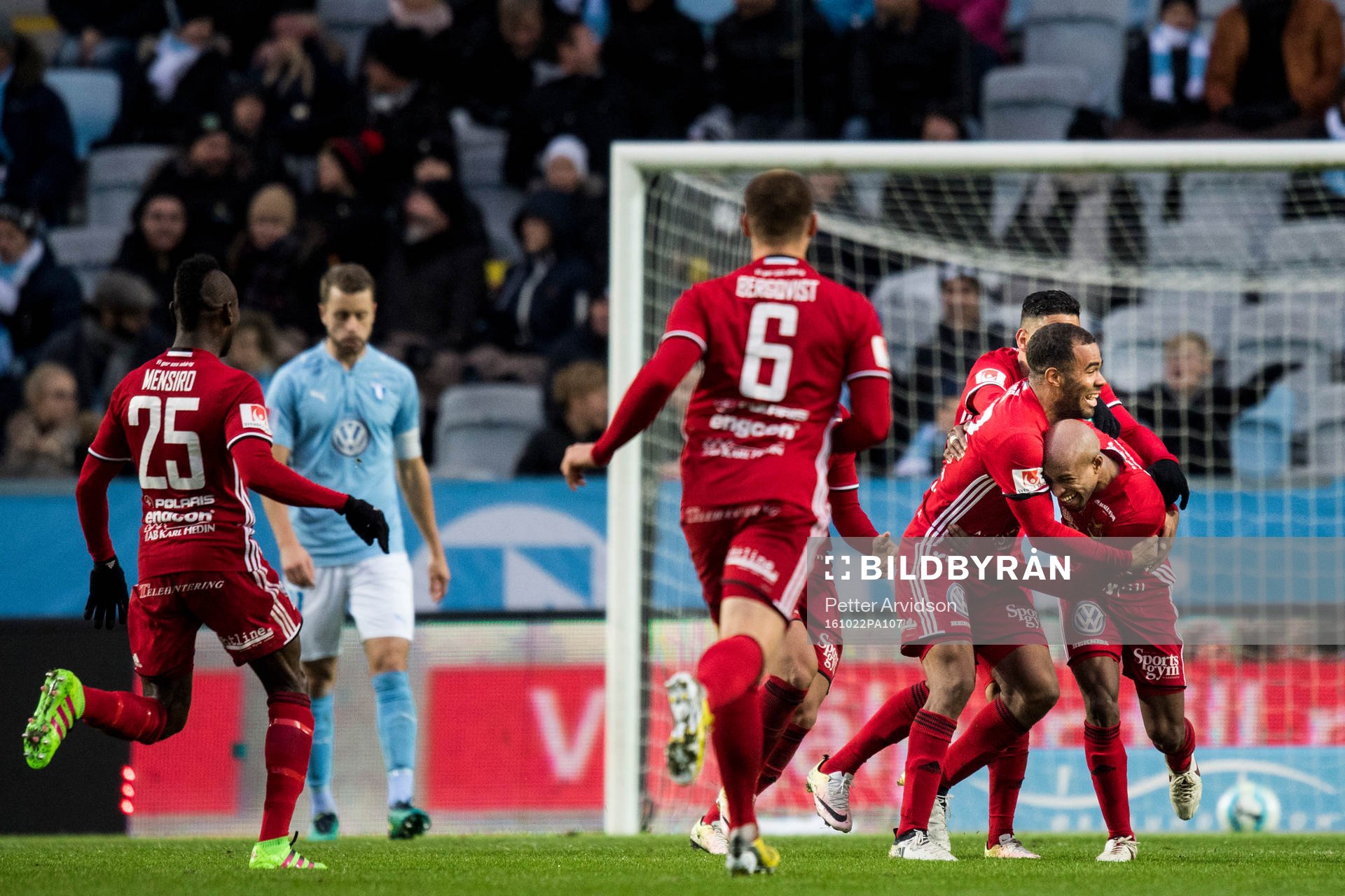 Östersunds spelare jublar