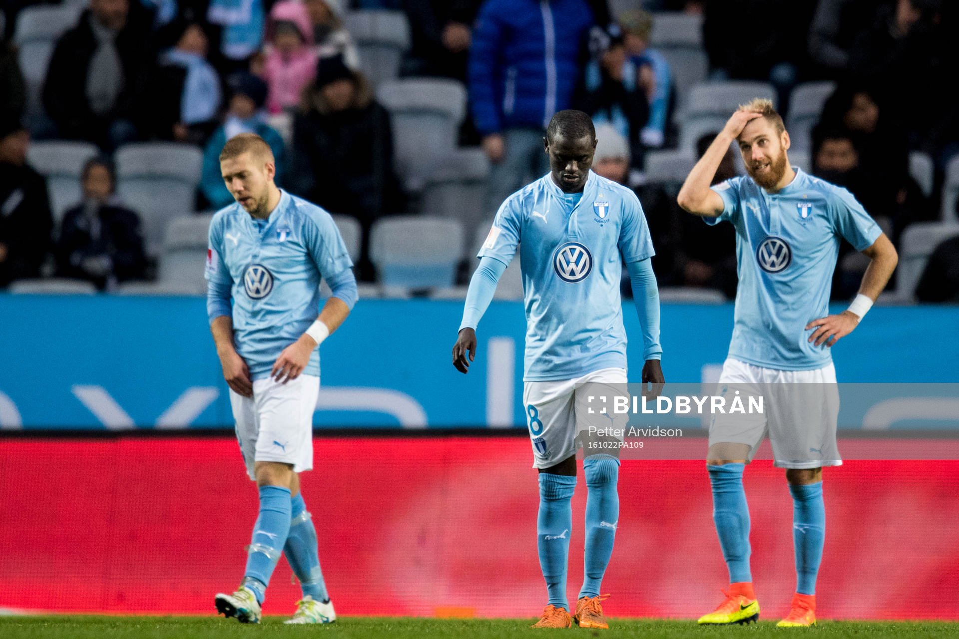 Malmö FFs Anton Tinnerholm, Enock Kofi Adu och Rasmus
