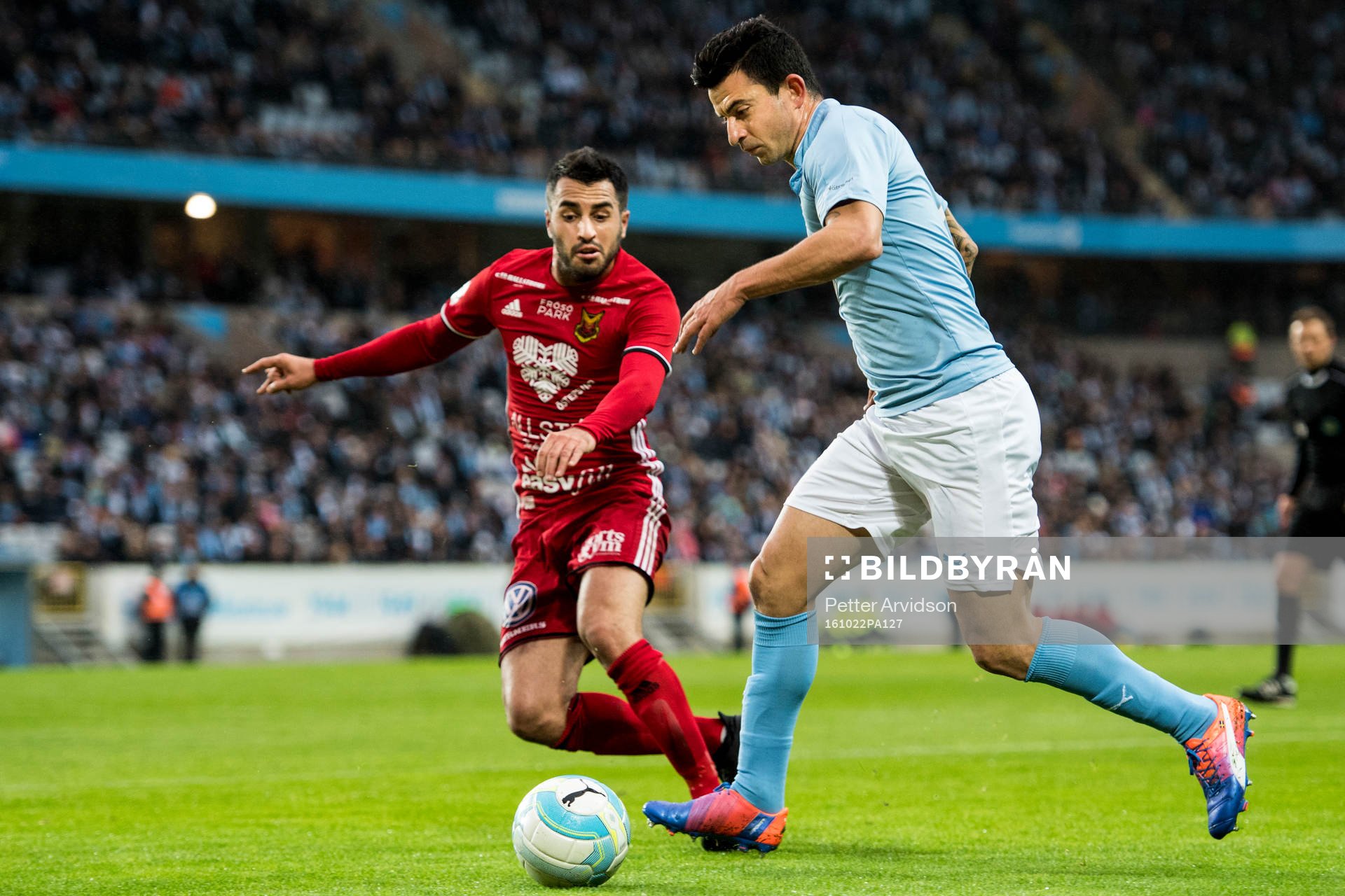 Malmö FFs Behrang Safari och Östersunds Brwa Nouri