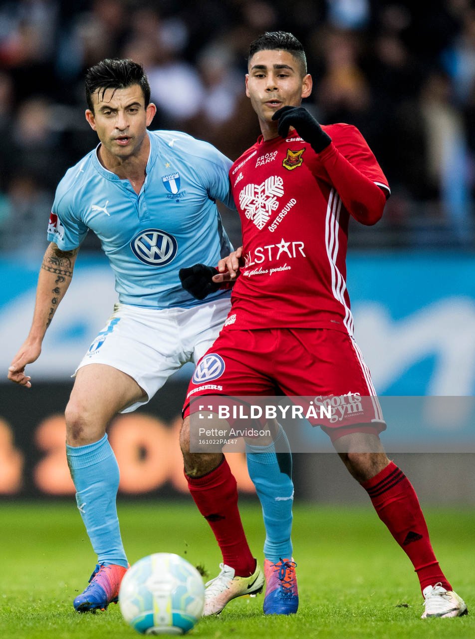 Malmö FFs Behrang Safari och Östersunds Hosam Aiesh