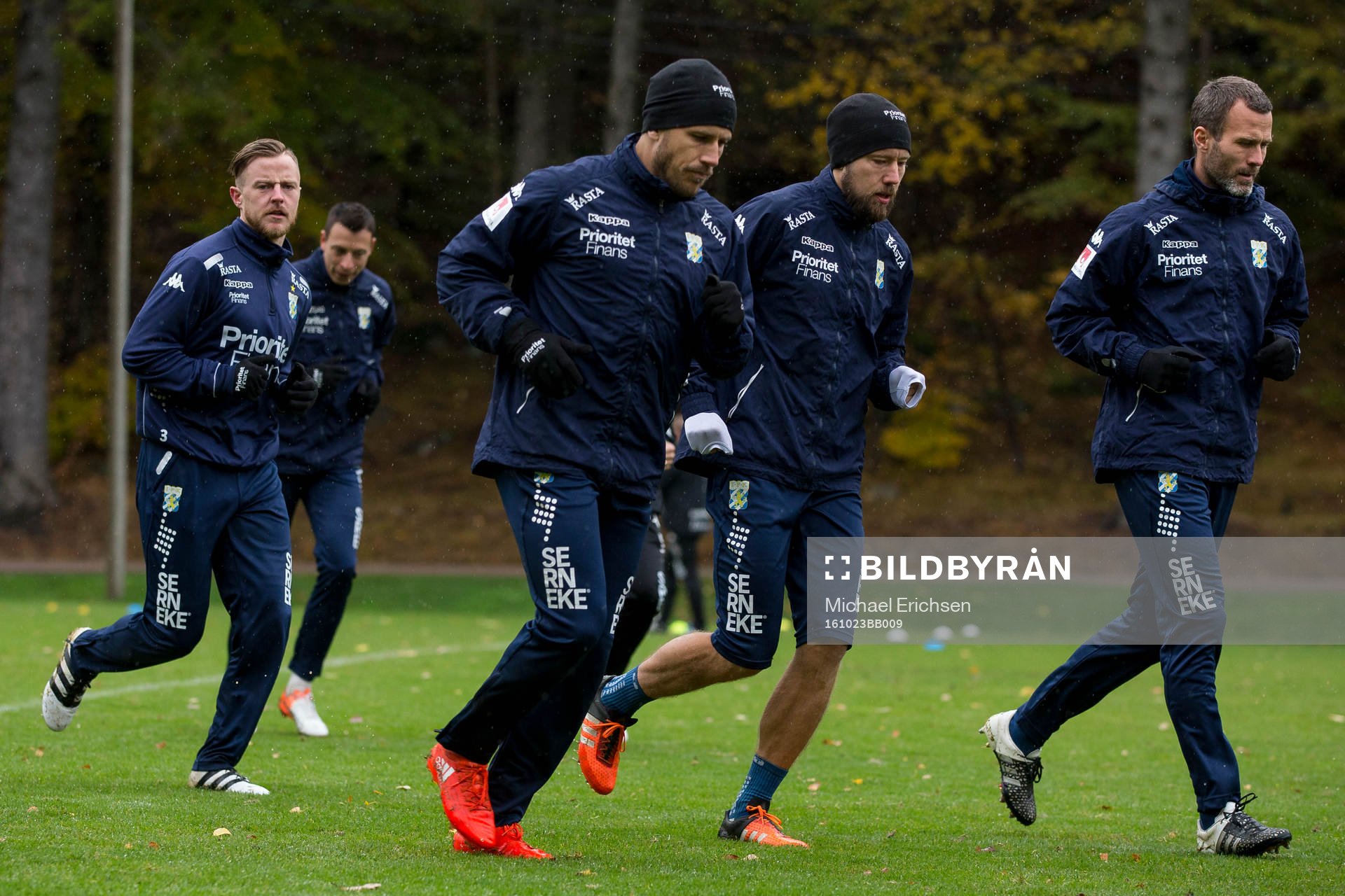 IFK Göteborgs Tobias Hysén, Adam Johansson och Hjalmar