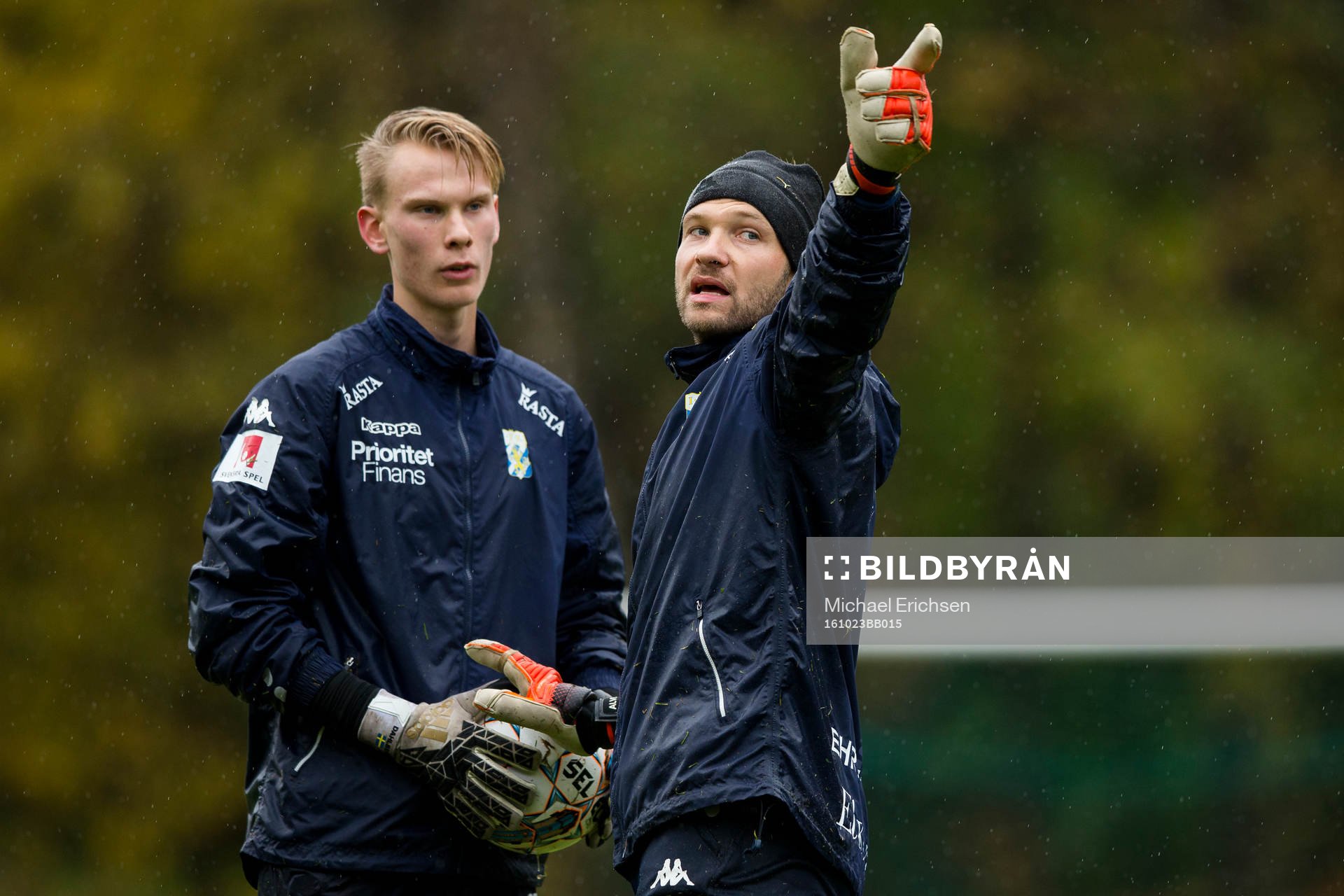 IFK Göteborgs målvakt Pontus Dahlberg och målvakt John