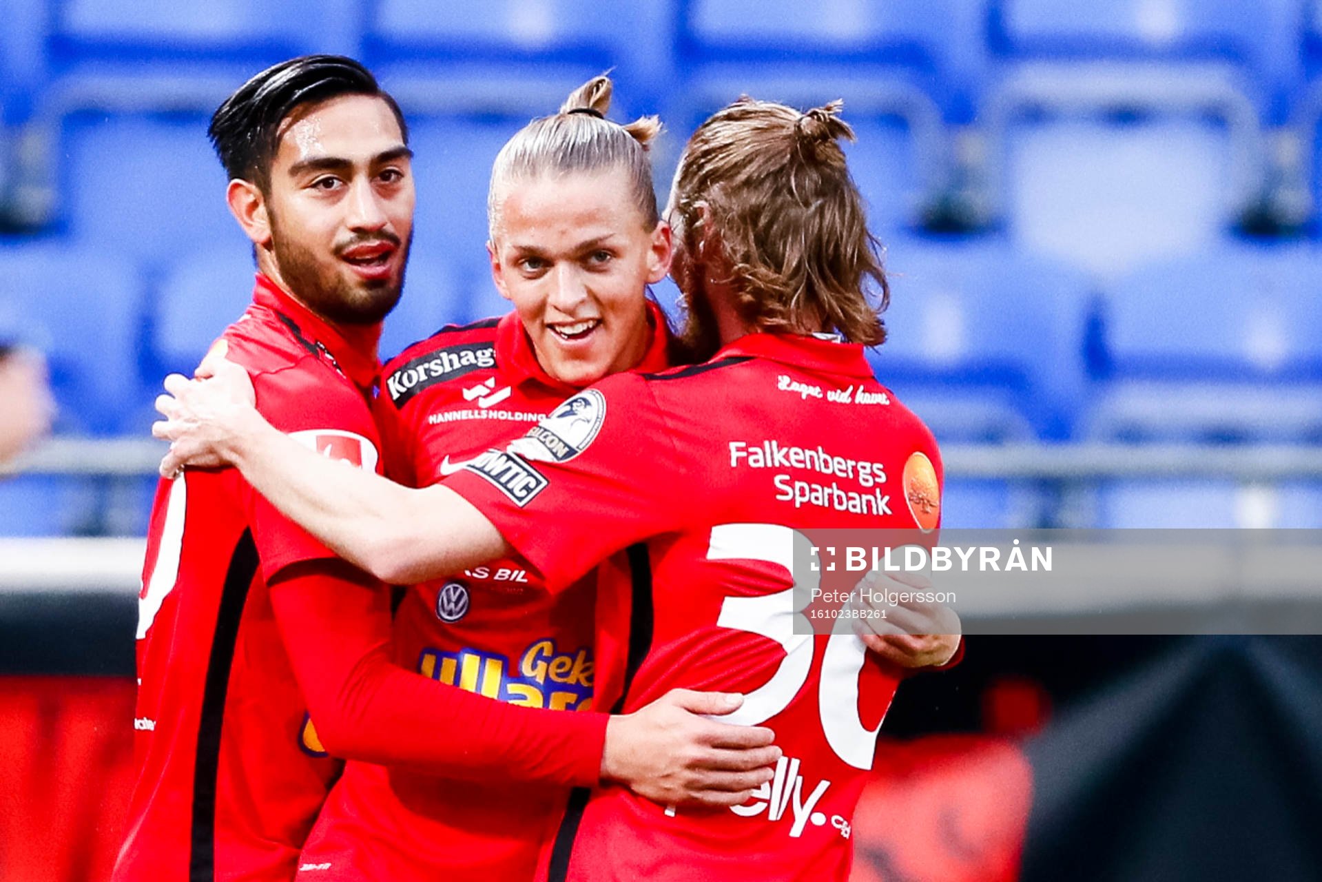 Falkenbergs Jesper Karlsson jublar