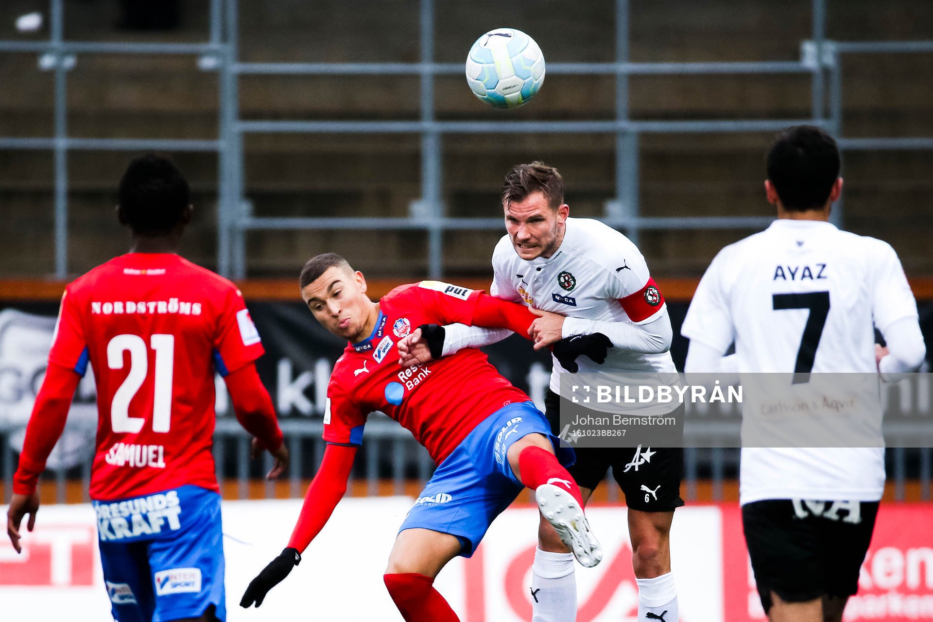 Helsingborgs Jordan Larsson och Örebros Robert Åhman