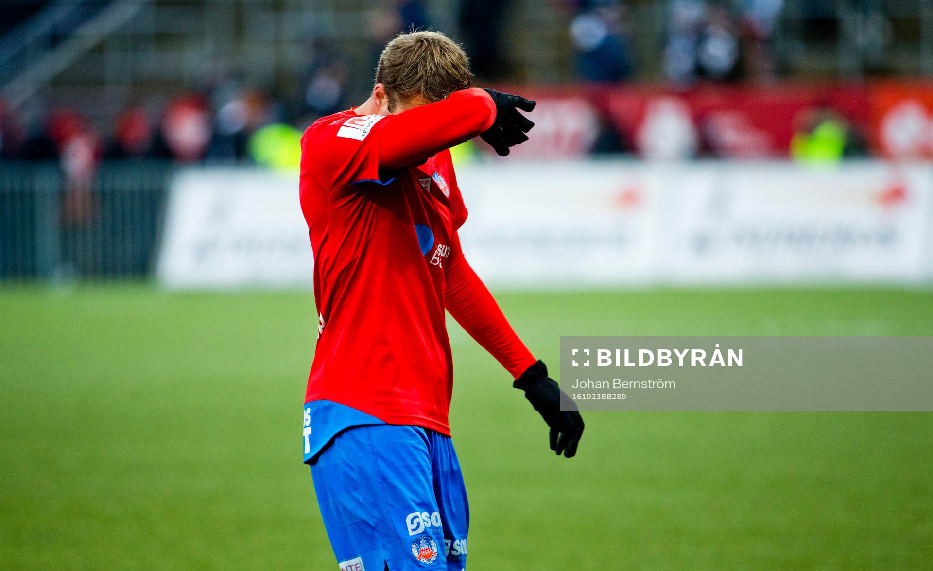 Helsingborgs Frederik Helstrup Jensen deppar