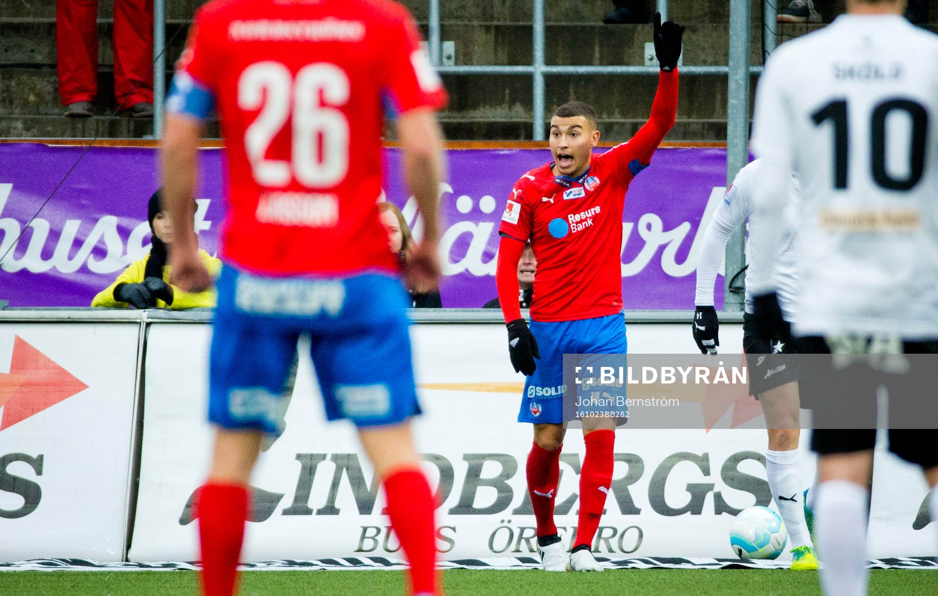 Helsingborgs Jordan Larsson deppar