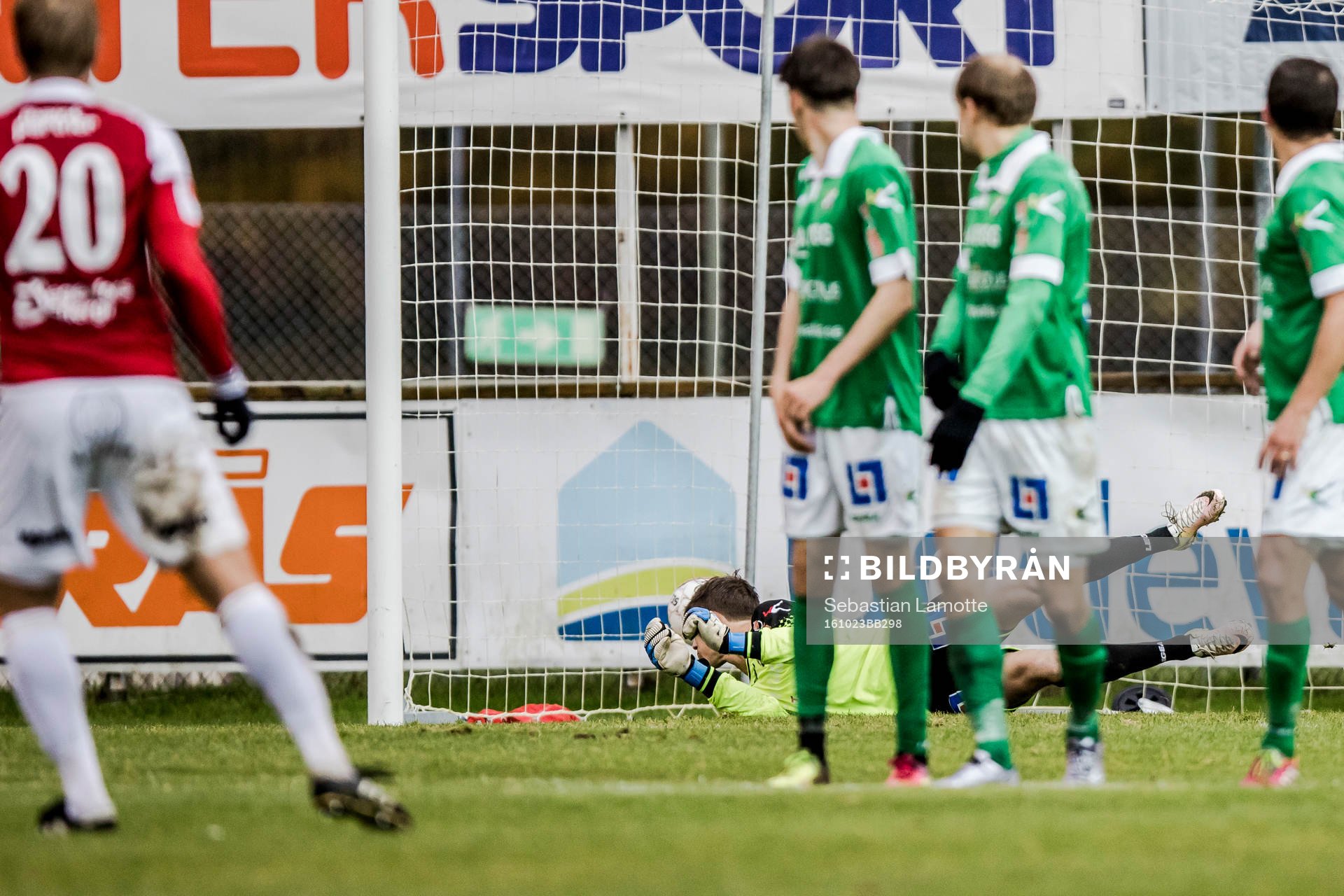 Degerfors Christoffer Wiktorsson sätter 2-4 på frispark
