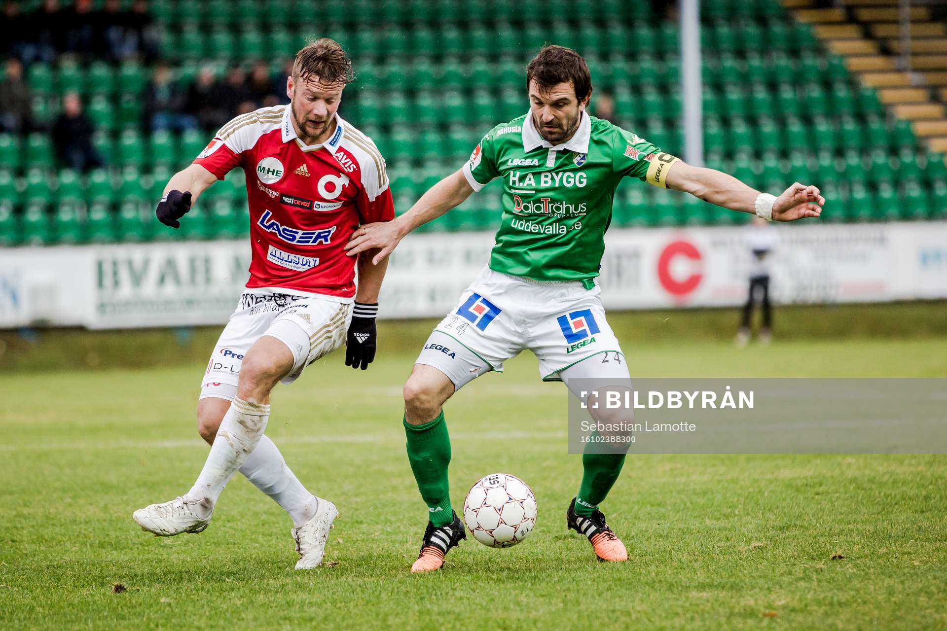 Ljungskiles Aleksandar Kitic före Degerfors Peter