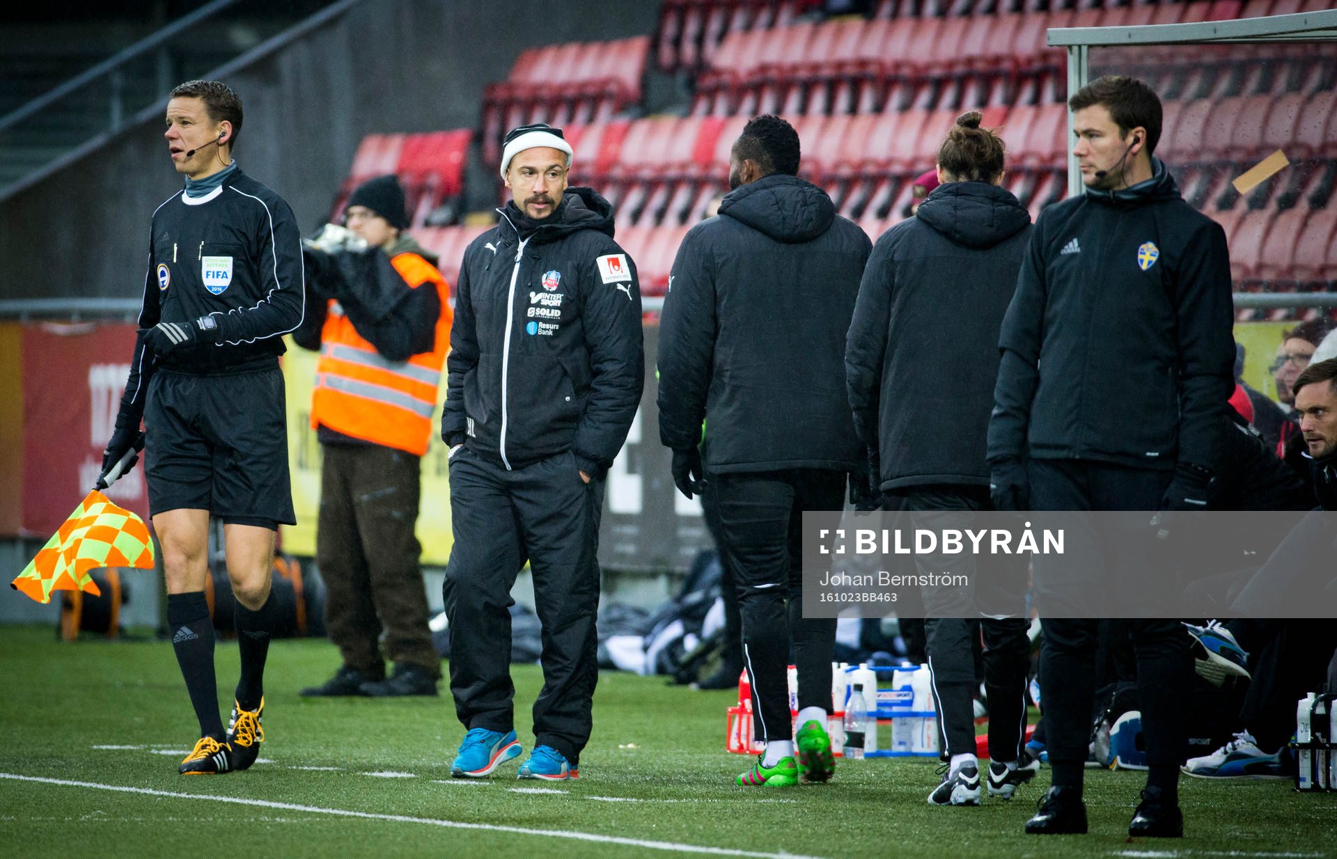 Helsingborgs manager Henrik Larsson deppar