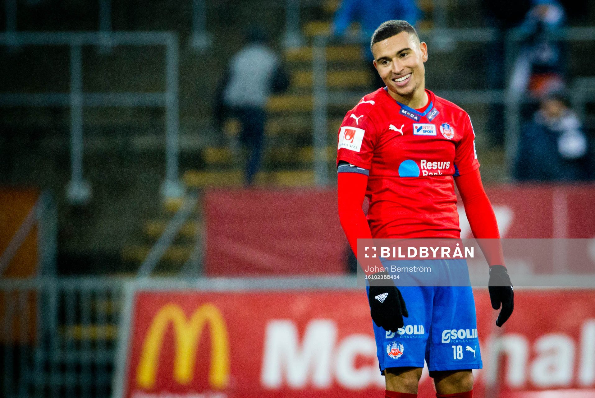 Helsingborgs Jordan Larsson deppar