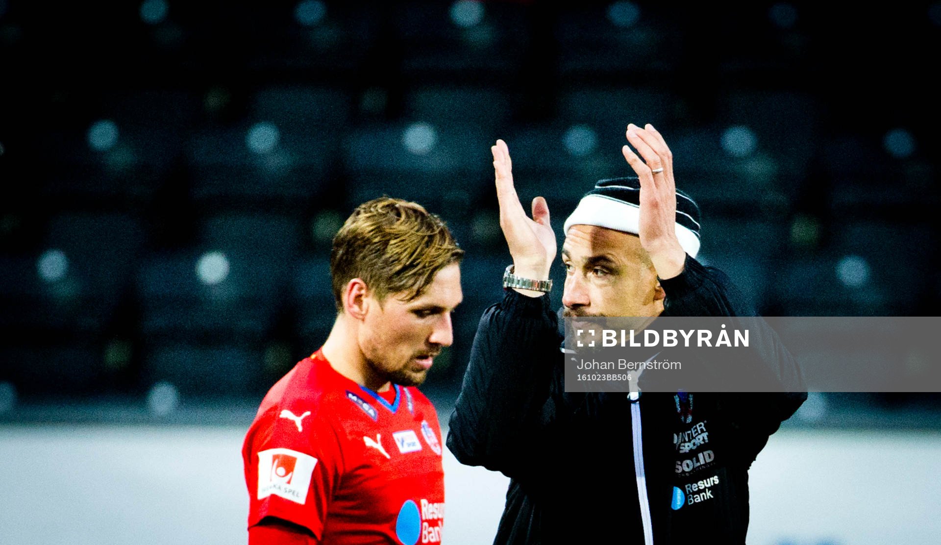 Helsingborgs manager Henrik Larsson deppar