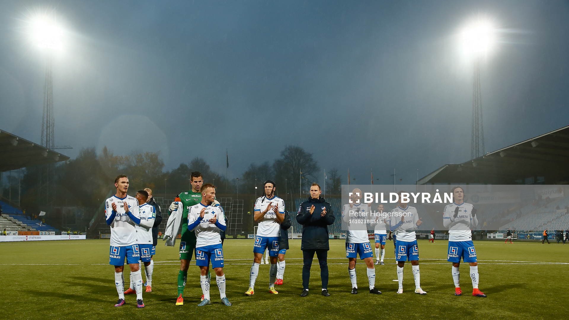 Norrköpings spelare jublar