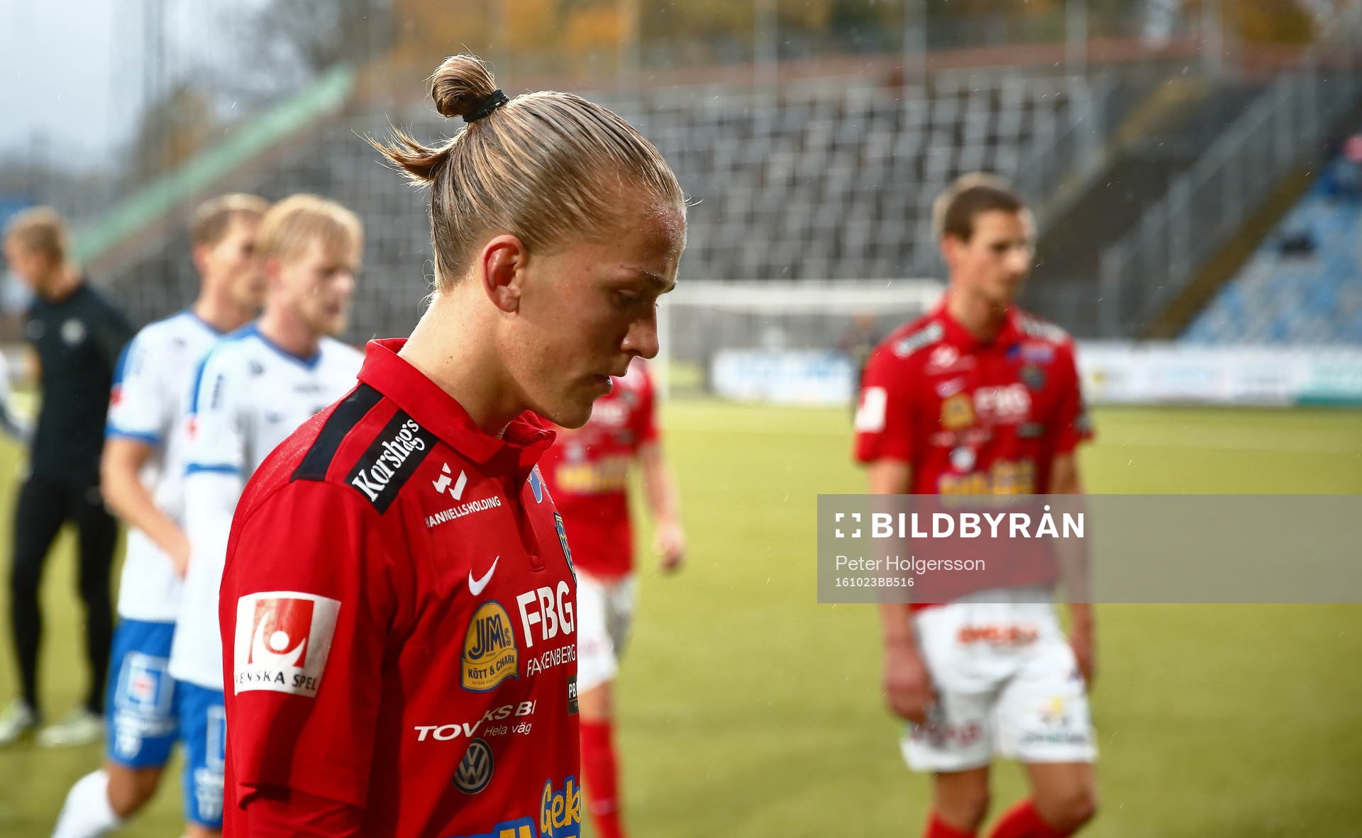 Målgörare Falkenbergs Jesper Karlsson deppar
