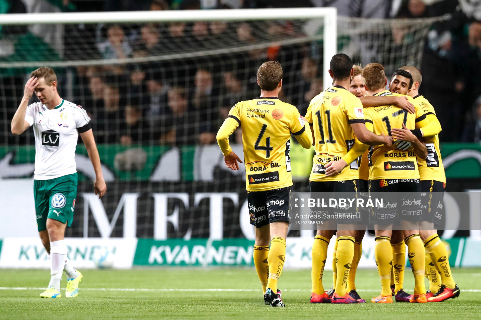 Elfsborgs spelare jublar