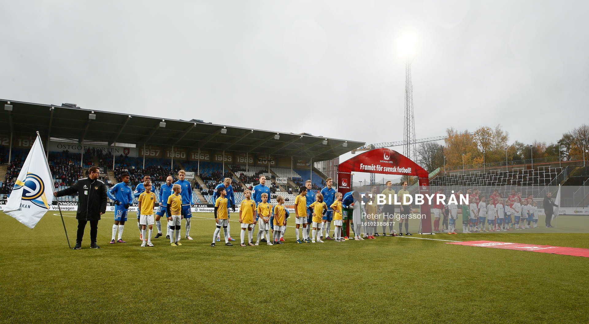 Lagen uppställda