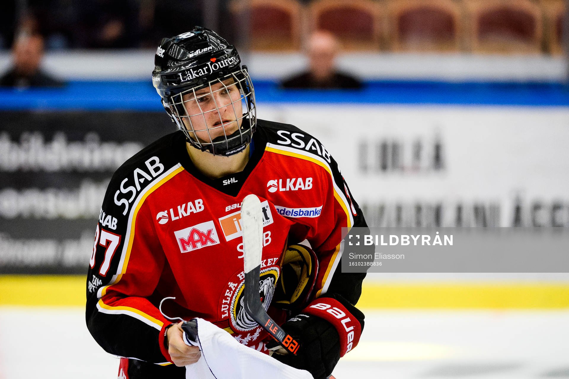 Luleås Isac Lundeström jublar